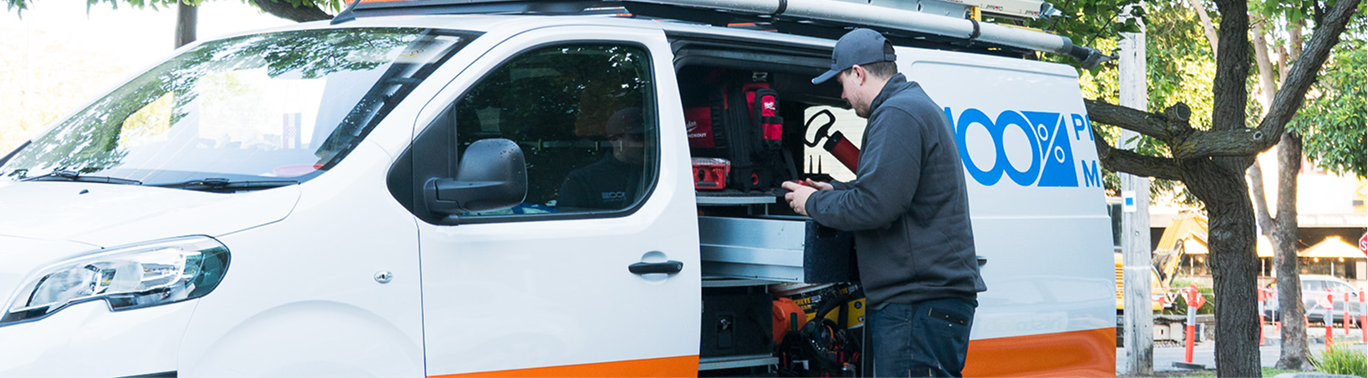 100% Plumbing Maintenance Van and Technician